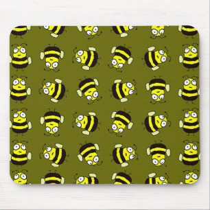 Tapis De Souris Abeilles de bande dessinée