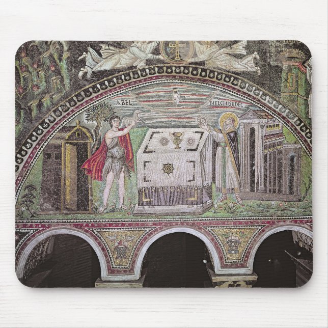 Tapis De Souris Abel et Melchisedech offrant à l'autel (Devant)