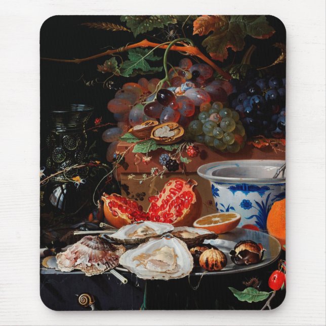 Tapis De Souris Abraham Mignon Fruits et huîtres (Devant)