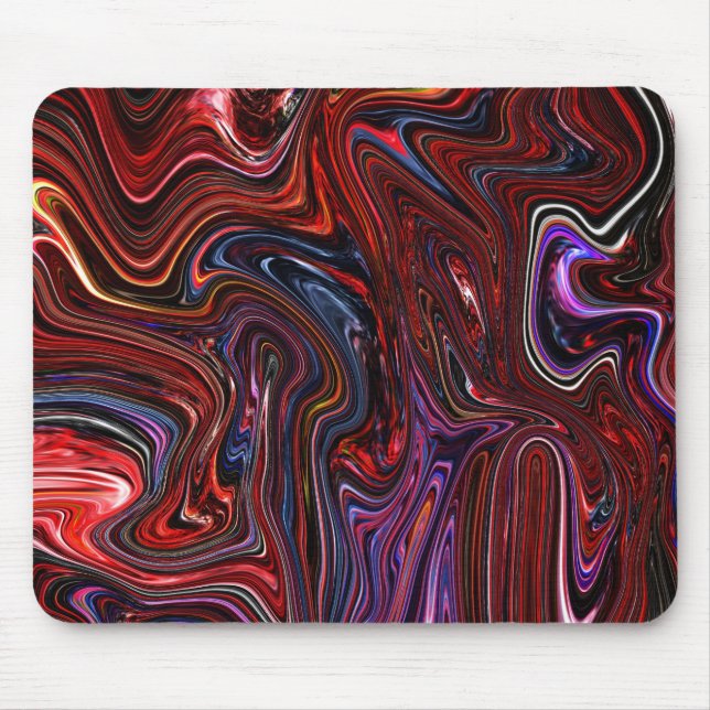 Tapis De Souris Abrégé sur liquide peinture (Devant)
