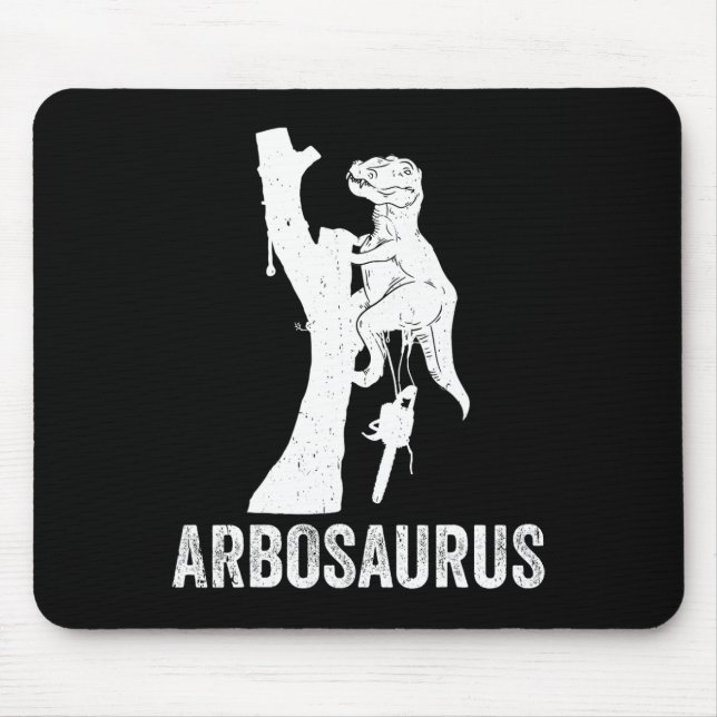Tapis De Souris Abrosaurus Arboriste Grimpeur d'arbres Coupeur d'a (Devant)
