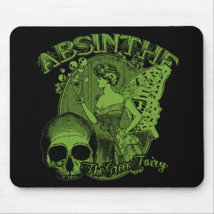 Tapis De Souris Absinthe Green Fairy Lady