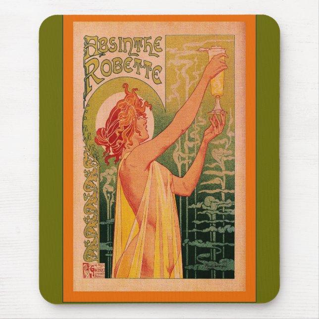 Tapis De Souris Absinthe Robette (Devant)