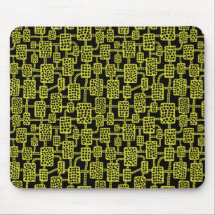 Tapis De Souris Abstrait 041113 - Banane sur noir