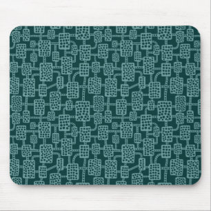 Tapis De Souris Abstrait 041113 - Ocean Green sur Dk Moss Green