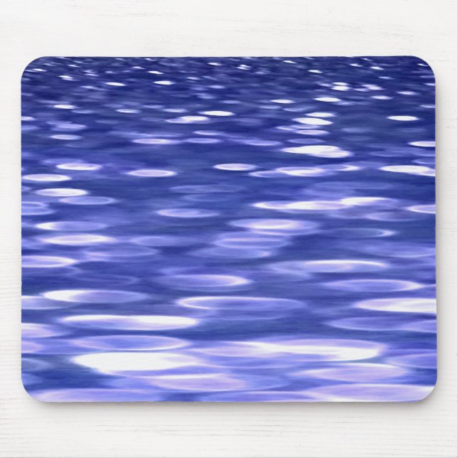 Tapis De Souris Abstrait #3 : Bleu shimmer (Devant)