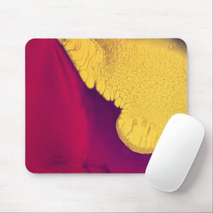 Tapis De Souris Abstrait Braise Dorée