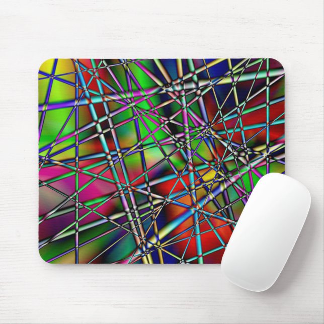 Tapis De Souris Abstrait coloré (Avec souris)