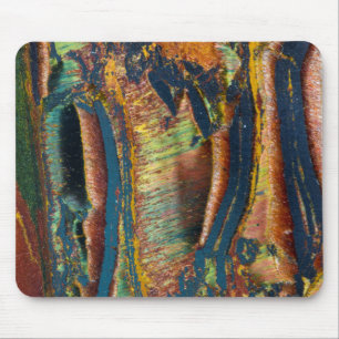 Tapis De Souris abstrait coloré d'un oeil de tigre