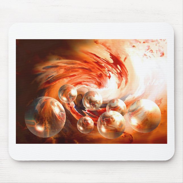 Tapis De Souris Abstrait contemporain (Devant)