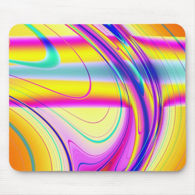 Tapis De Souris Abstrait fractal 061012f (Devant)