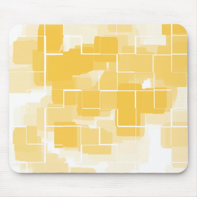 Tapis De Souris abstrait géométrique "Melon" (Devant)