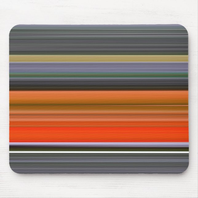 Tapis De Souris Abstrait n° 1 : orange et gris (Devant)