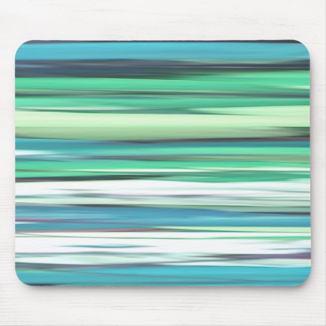 Tapis De Souris Abstrait n° 2 : bleu vert d'eau (Devant)