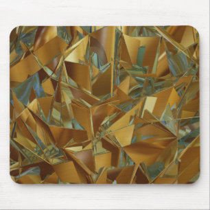 Tapis De Souris abstrait or