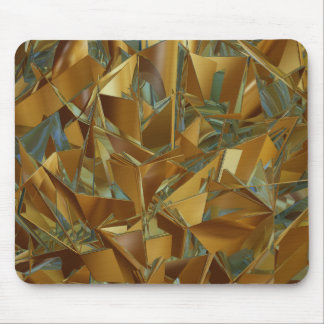 Tapis De Souris abstrait or
