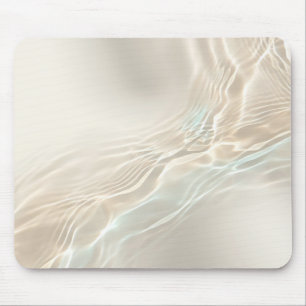 Tapis de souris abstrait reflet d'eau d'ivoire
