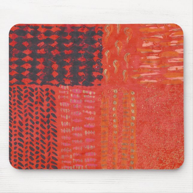Tapis de souris abstrait rouge (Devant)