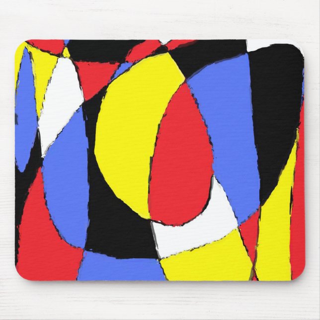 Tapis De Souris Abstrait rouge (Devant)