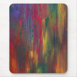 Tapis De Souris Abstrait - Tempera - Chute de Nuit