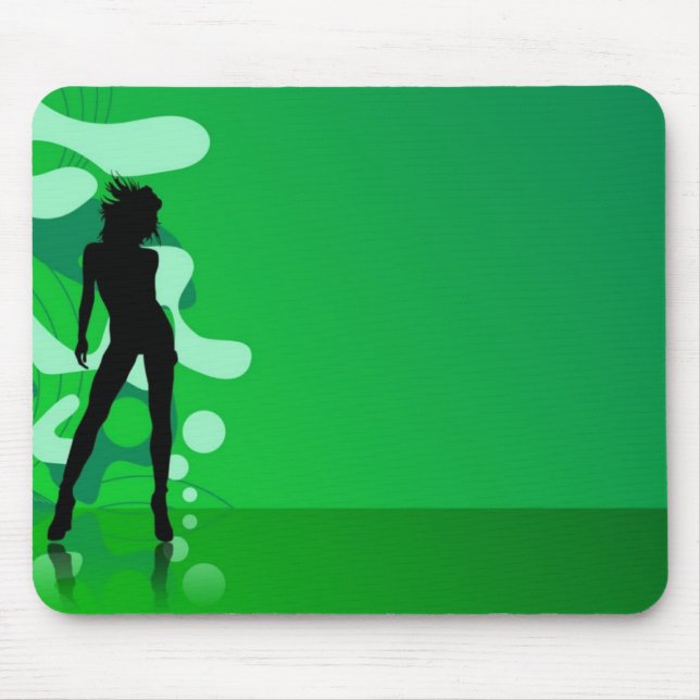 tapis de souris abstrait vert (Devant)
