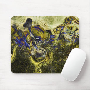 Tapis De Souris Abstrait vert olive d'Avignon