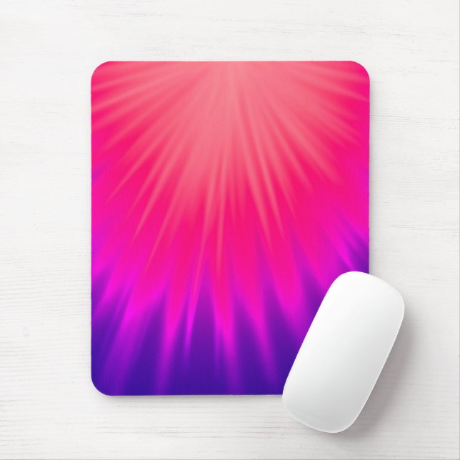 Tapis De Souris Abstrait violet et rose (Avec souris)