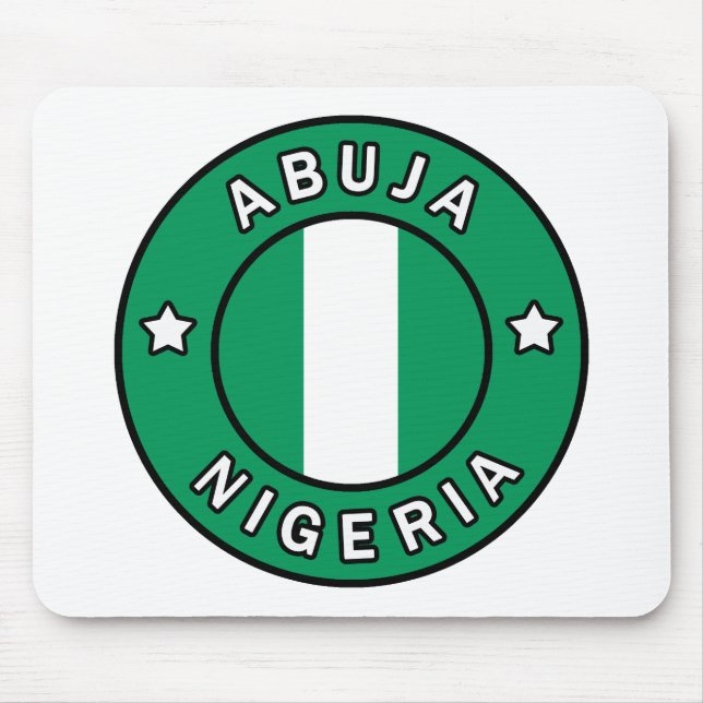 Tapis De Souris Abuja Nigeria (Devant)
