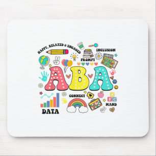 Tapis De Souris Aby Thérapiste Comportement Analyste Autisme Théra