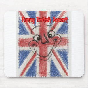 Tapis De Souris Accent britannique drôle