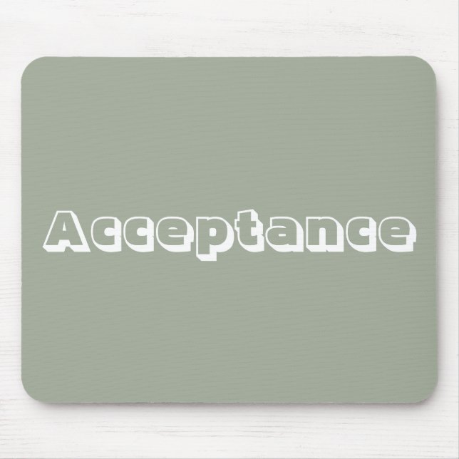 Tapis De Souris Acceptation (Devant)