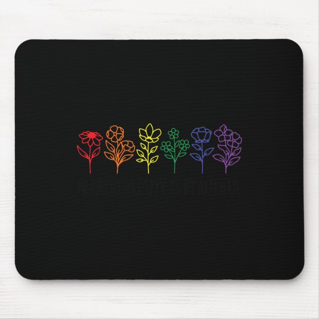 Tapis De Souris Acceptation de la sensibilisation sur l'autisme La (Devant)