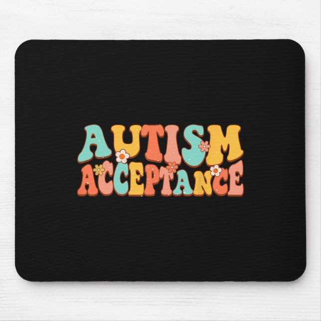 Tapis De Souris Acceptation de la sensibilisation sur l'autisme Su (Devant)
