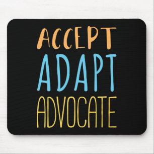 Tapis De Souris Accepter Adapt Advocate Handicap Comportement Ther