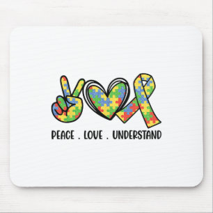 Tapis De Souris Accepter l'amour comprendre la Sensibilisation sur