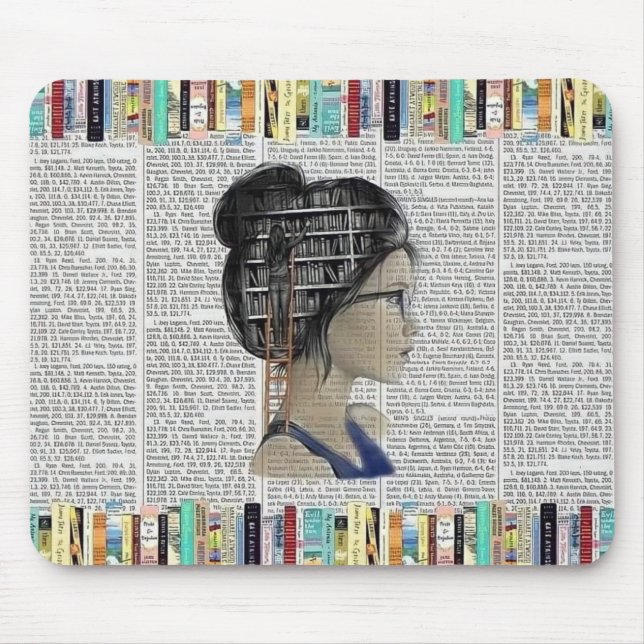 Tapis De Souris Accessoire de bureau littéraire (Devant)