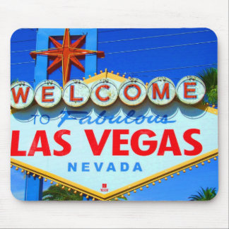Tapis De Souris Accueil au signe de Las Vegas