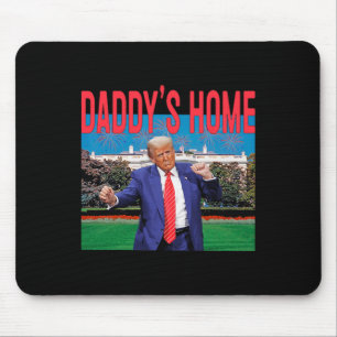 Tapis De Souris Accueil de papa Trump Pink Trump 2024 Prenez l'Amé