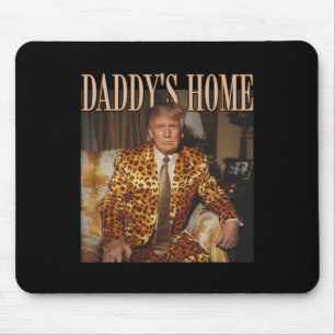 Tapis De Souris Accueil de papa Trump Trump 2024 Leopard drôle