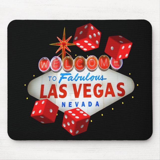Tapis De Souris Accueillez à Las Vegas Mousepad (Devant)
