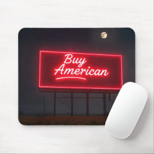 Tapis De Souris Acheter American Red Neon Billboard