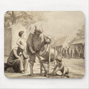 Tapis De Souris Acrobates au c.1865-69 juste