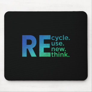 Tapis De Souris Activisme De l'environnement de l'enfant - Recycle
