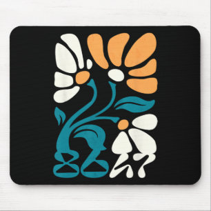 Tapis De Souris Activisme Subtil Groovy Floral Boho Protection Pol