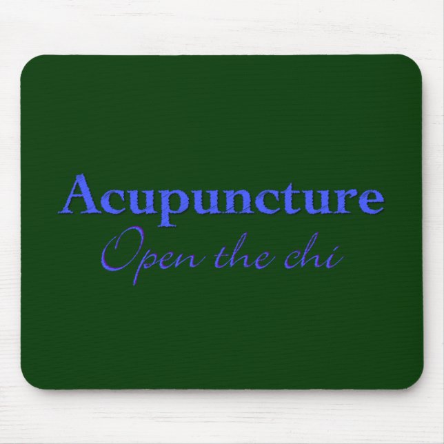 Tapis De Souris Acupuncture - Ouvrir le chi (Devant)