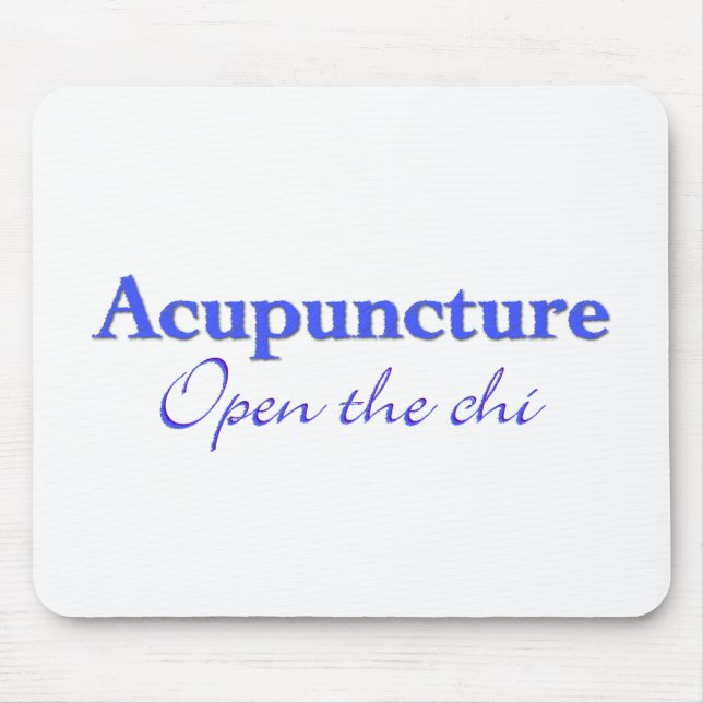 Tapis De Souris Acupuncture - Ouvrir le chi (Devant)