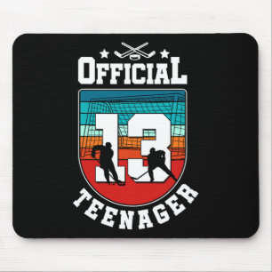 Tapis De Souris Adolescent officiel 13e anniversaire garçon de 13 