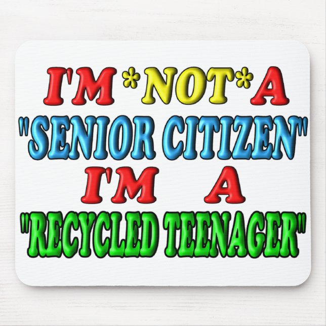 Tapis De Souris Adolescent Recyclé (Devant)