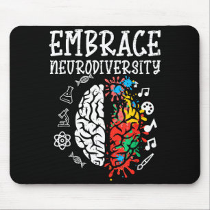Tapis De Souris Adopter la Neurodiversité Autisme Sensibilisation