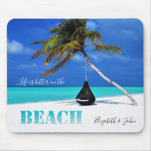 Tapis De Souris Adorable Beach,Palm,-Personalized